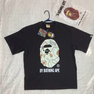 BAPE Black T-Shirt with Iconic Ape Design